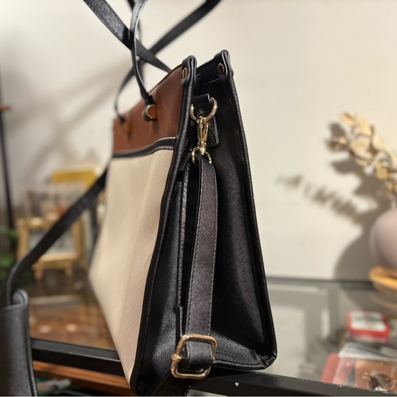 NWT LoveVook Professional Faux Leather Laptop Tote Bag - Picture 3 of 9